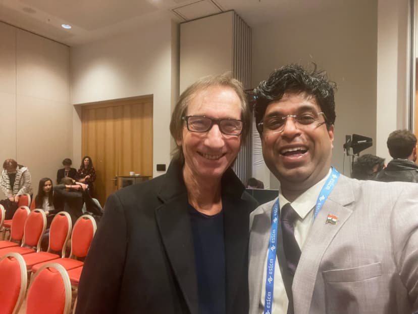 with Jean-Louis Teboul at esicm